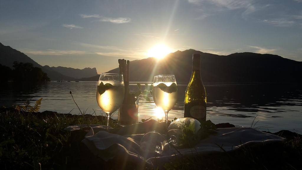 Gaestehaus Riki Oberschmid Steinbach am Attersee Buitenkant foto
